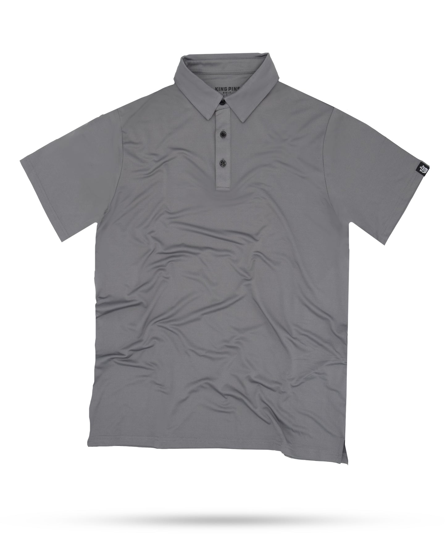 Grey Solid Polo
