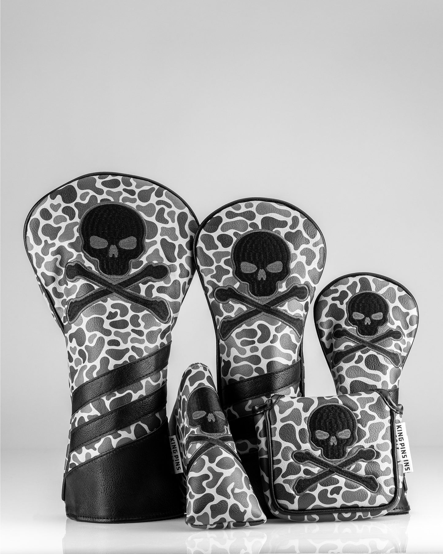 Grey Camo Crossbone Headcover