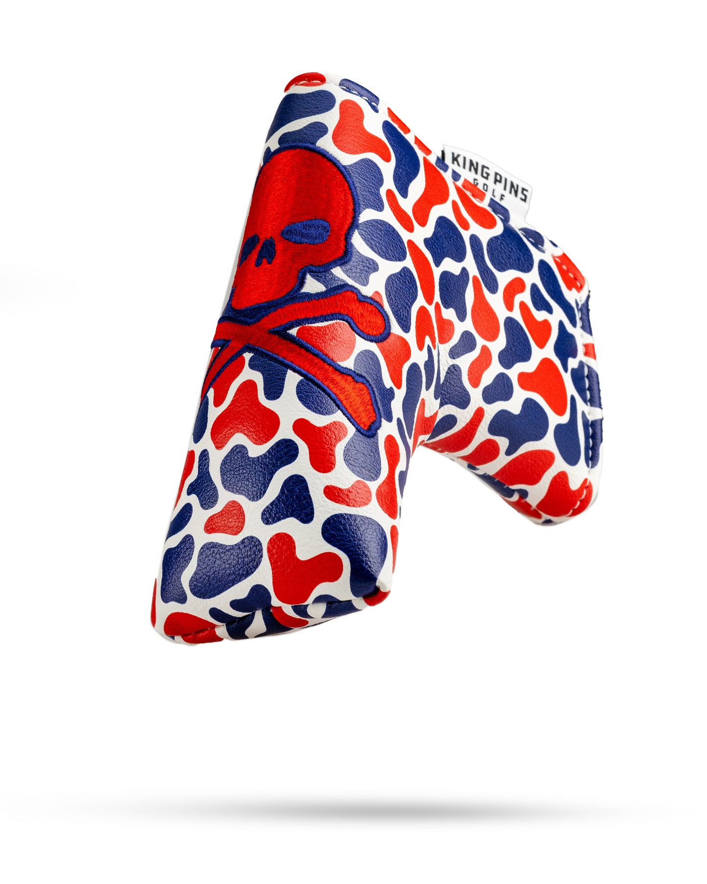 Red White & Blue Camo Crossbone Headcover