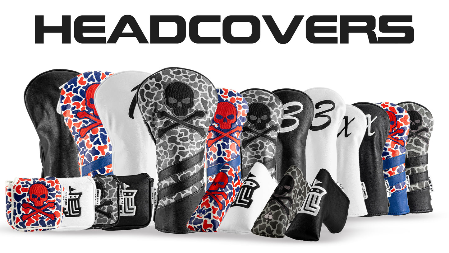 Grey Camo Crossbone Headcover