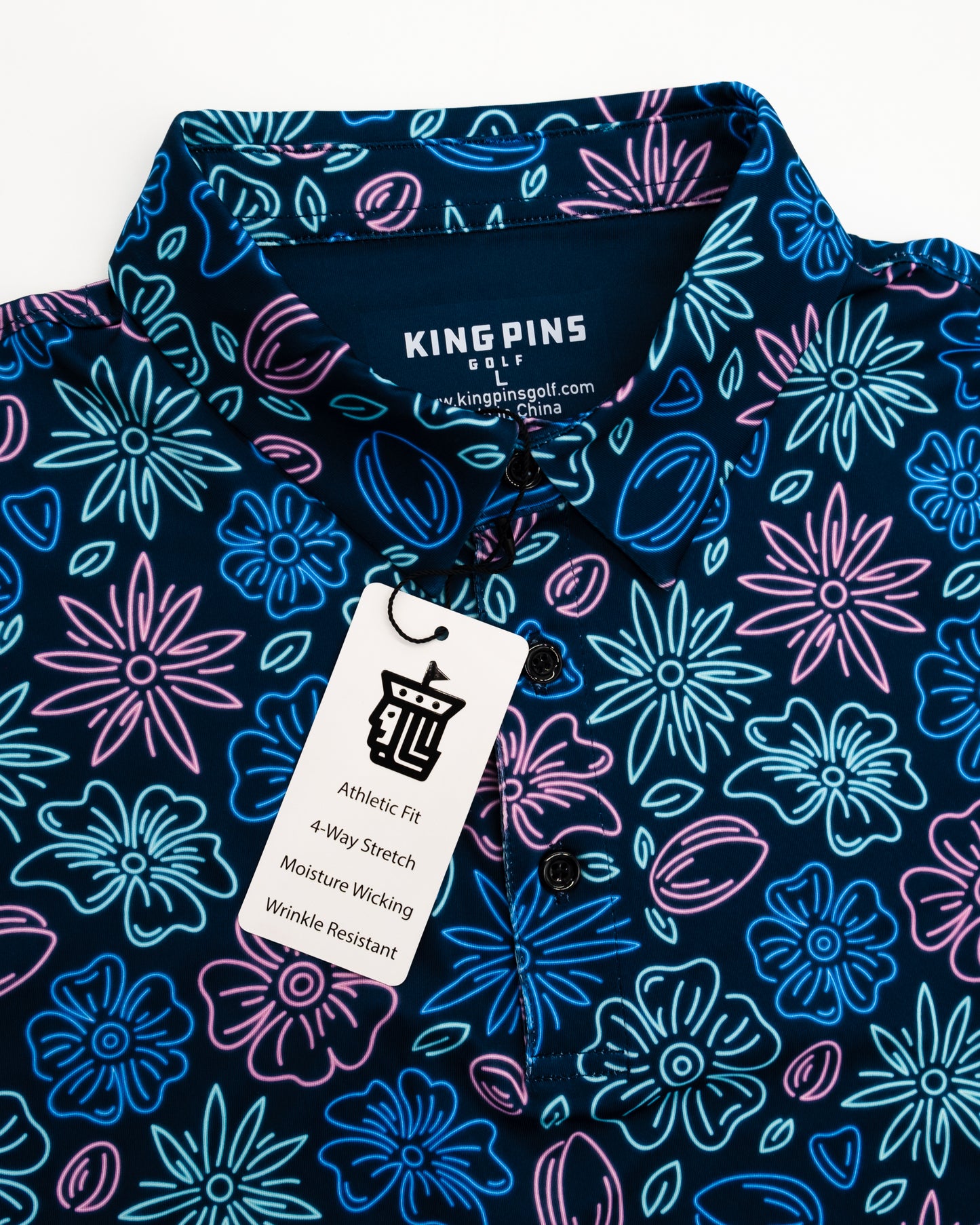 Neon Bloom Polo