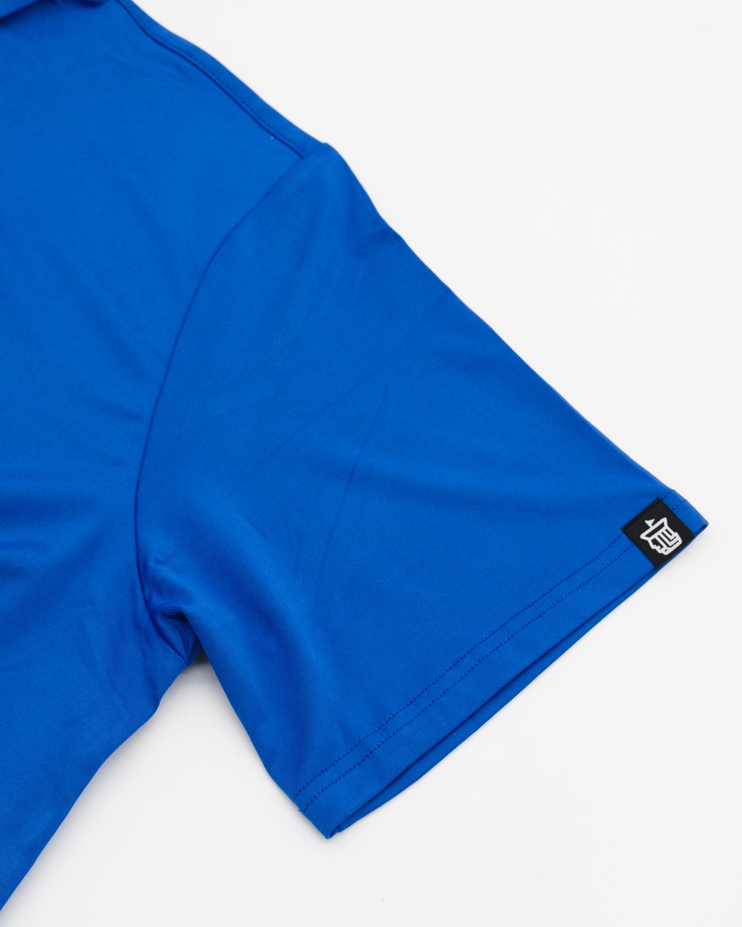 Blue Solid Polo