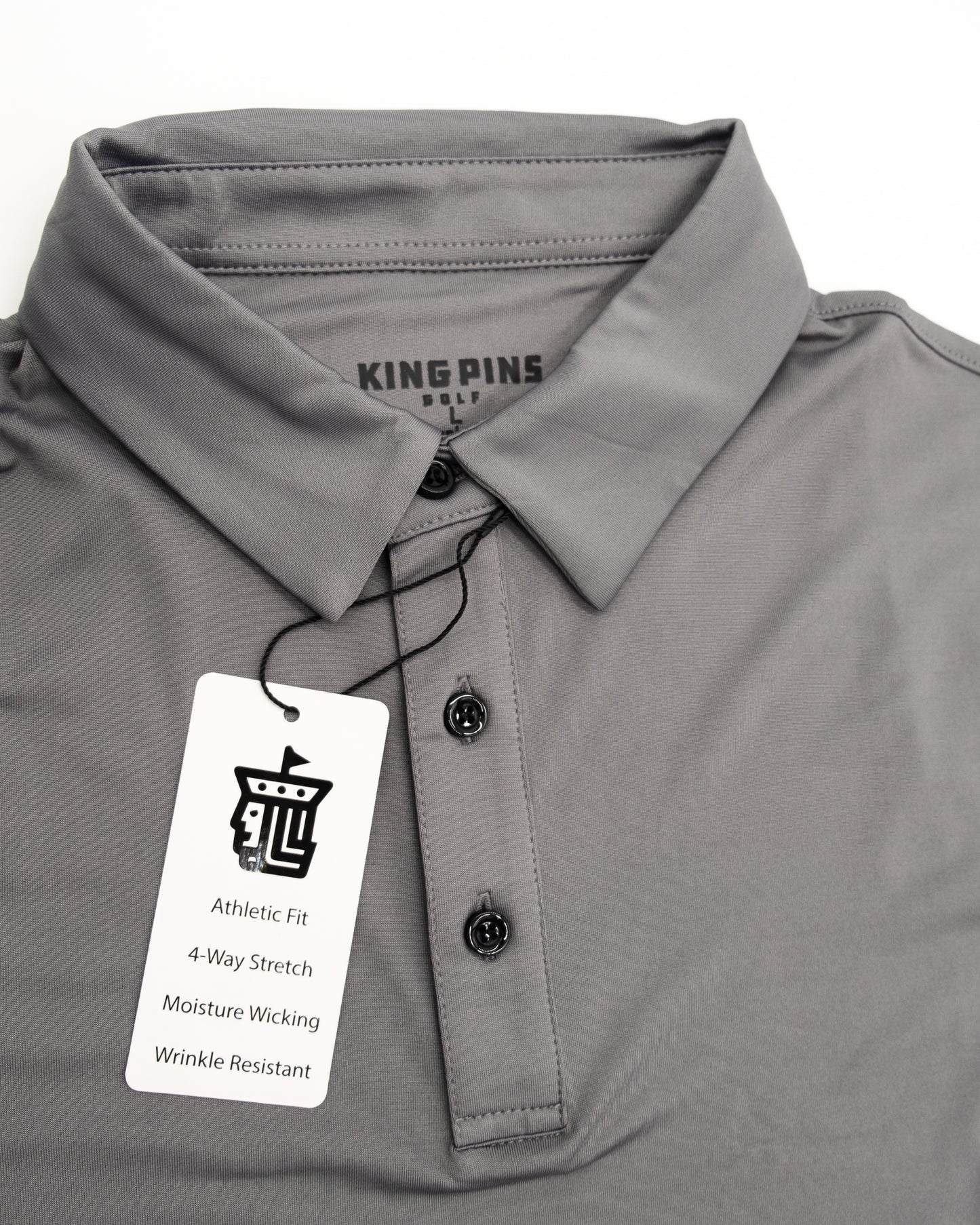 Grey Solid Polo