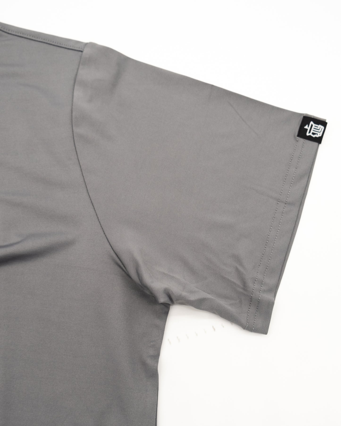 Grey Solid Polo