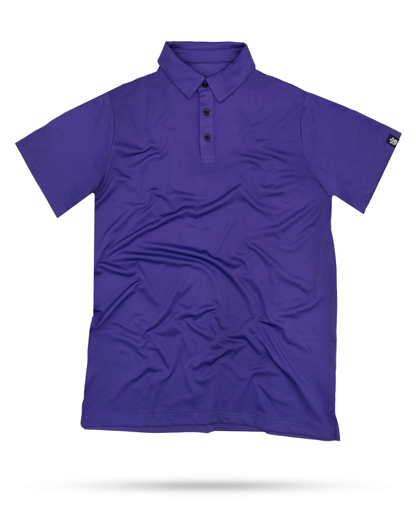 Purple Solid Polo