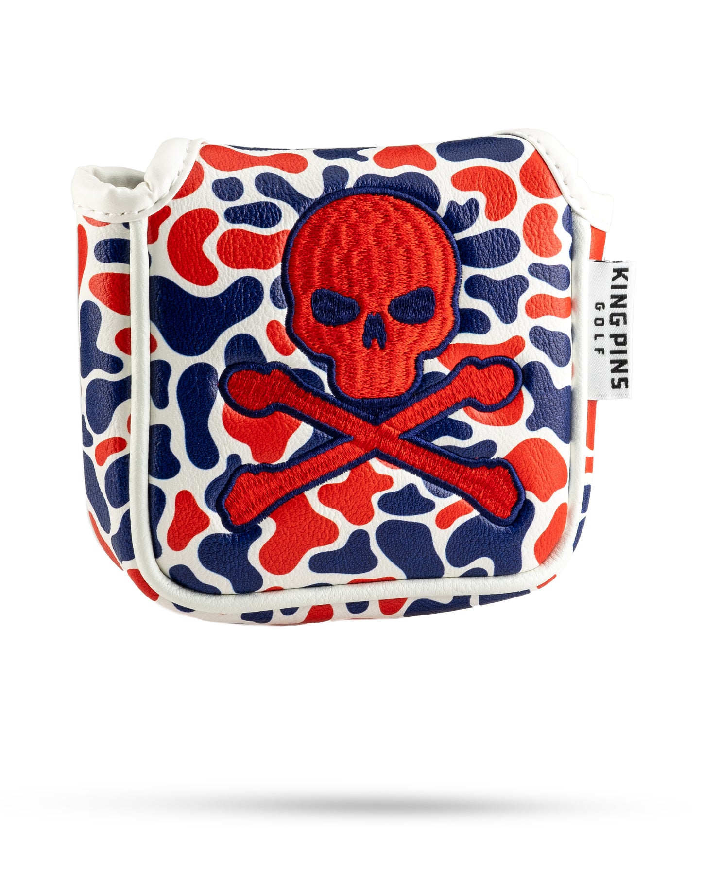 Red White & Blue Camo Crossbone Headcover