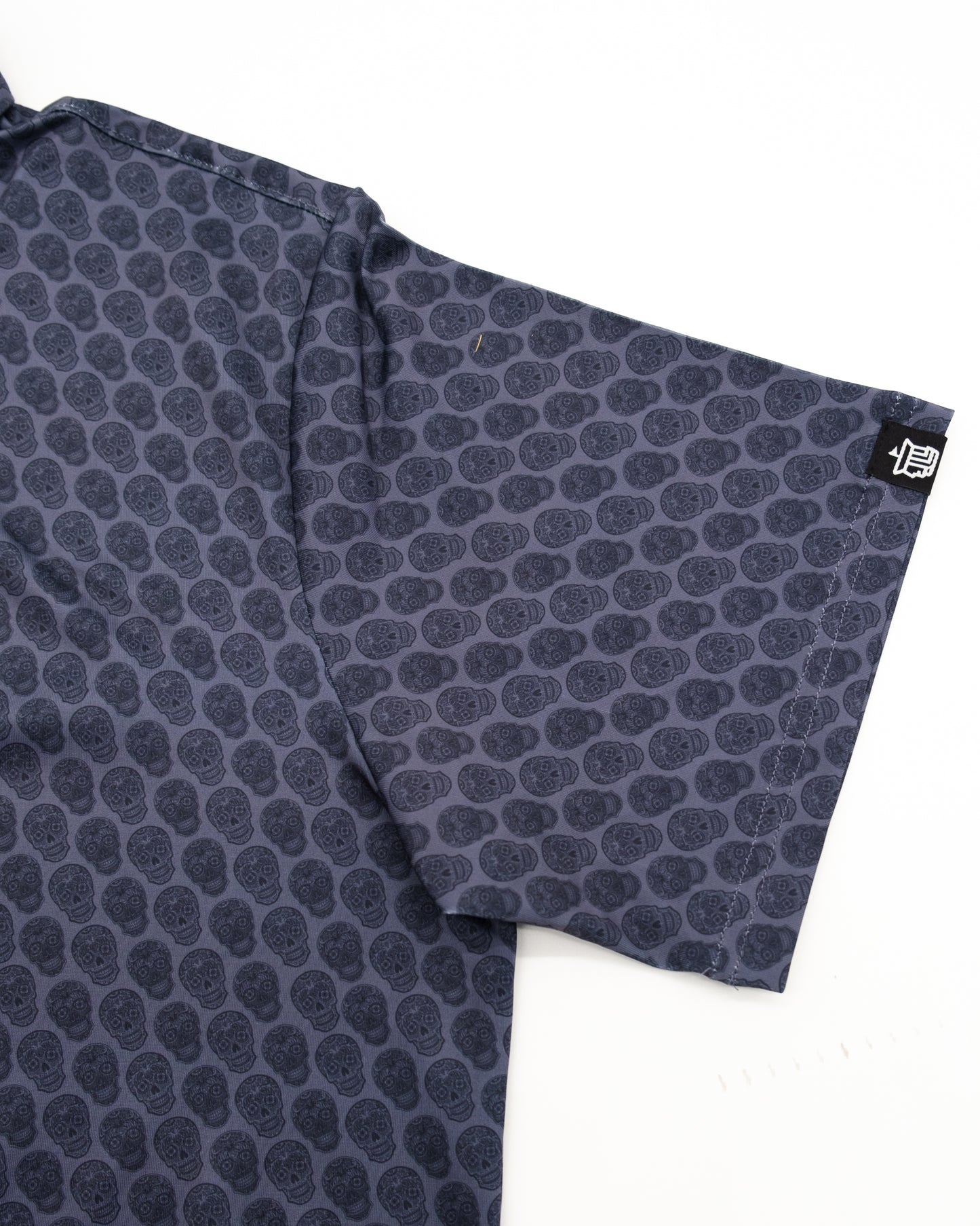 Black Sugar Skull Polo