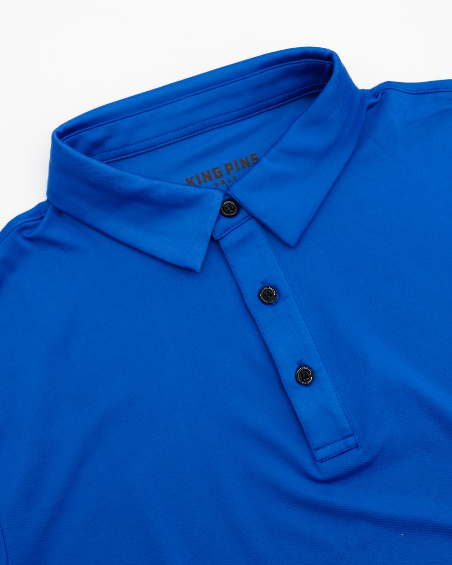 Blue Solid Polo